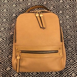 Phase 3 City Backpack in pebble faux leather